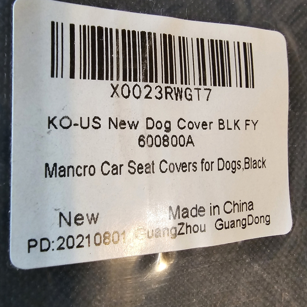 Brand new Dog Covers for vehicles